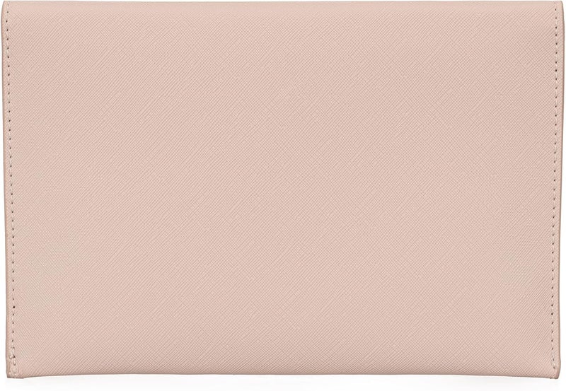 DEXMAY DM Dexmay Women Envelope Clutch Handbag Medium Saffiano Leather Foldover Clutch Purse - Image 4